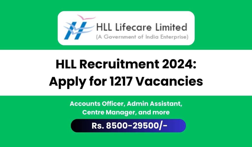 HLL Recruitment 2024